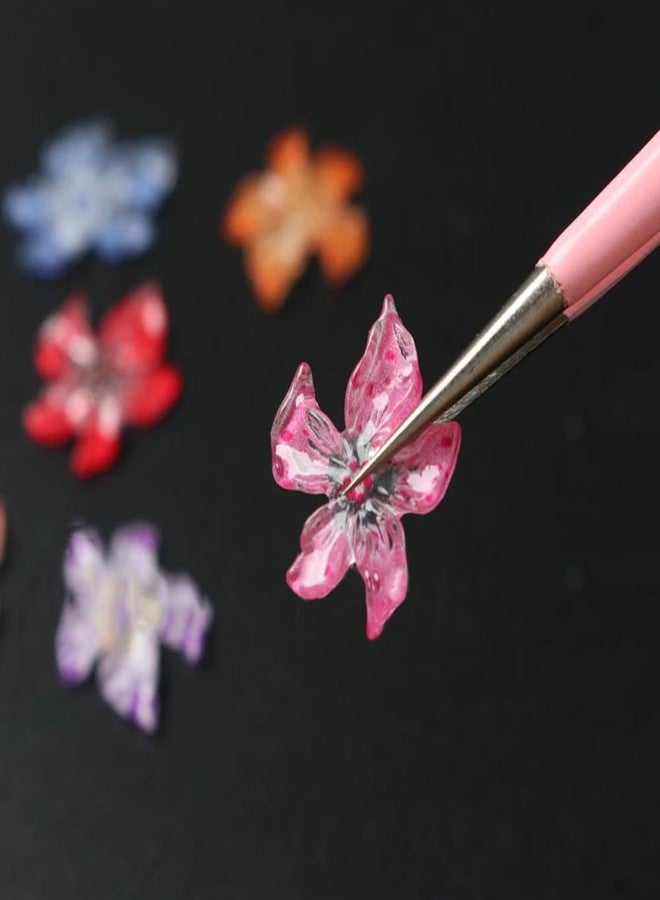 LIFOOST 100pcs Hibiscus Flower Nail Charms, Resin, 3D, 11.5x11.5x4mm, Colorful, DIY Nail Art Supplies - Image 3