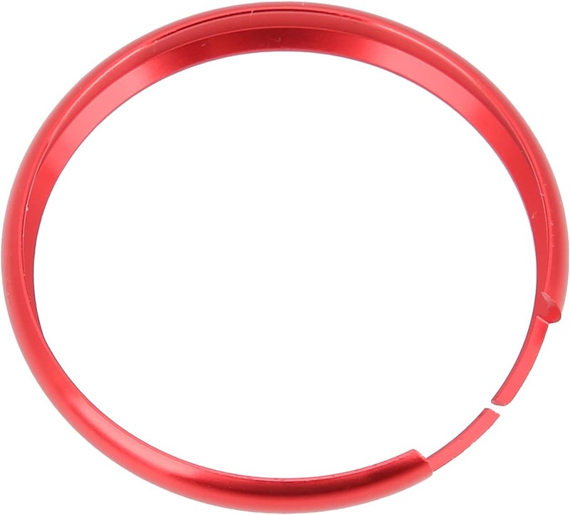 HEEPDD Aluminum Alloy Remote Key Fob Ring Trim Replacement, Replacement, Lightweight Durable Bezel for MINI R55 R56 R57 R58 R59 R60 Key Fob Aluminum Alloy Remote Ring Trim Nan (Red) - Image 3