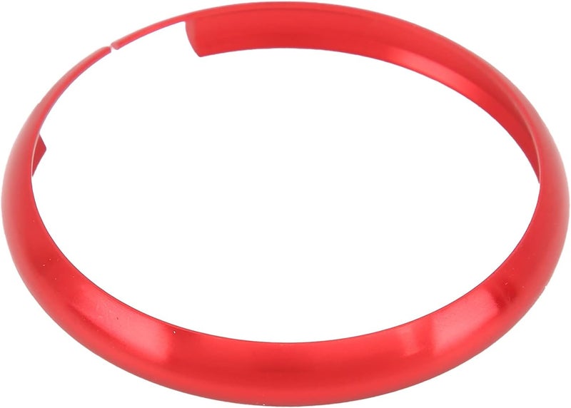 HEEPDD Aluminum Alloy Remote Key Fob Ring Trim Replacement, Replacement, Lightweight Durable Bezel for MINI R55 R56 R57 R58 R59 R60 Key Fob Aluminum Alloy Remote Ring Trim Nan (Red) - Image 1