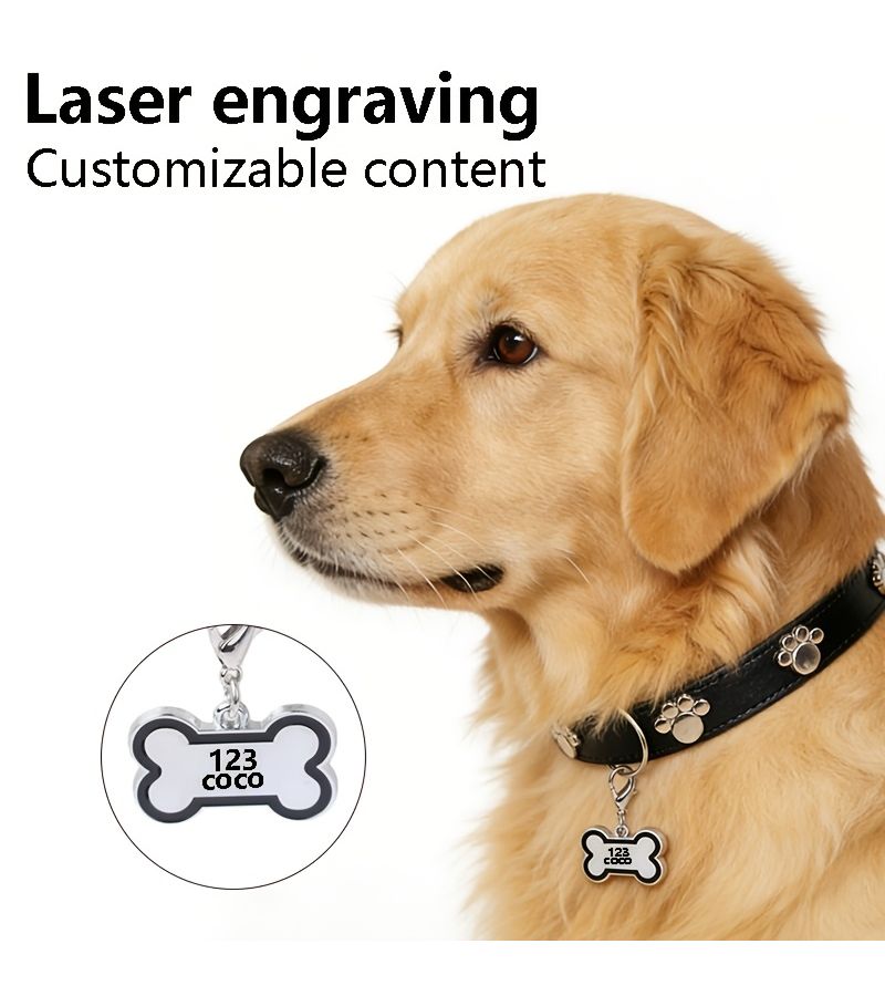 Custom Red Engravable Dog Collar With Phone Number Adjustable PU Puppy Collar For Small Medium Large Dogs Identification Training And Daily Wear Pet Accessories - Image 5