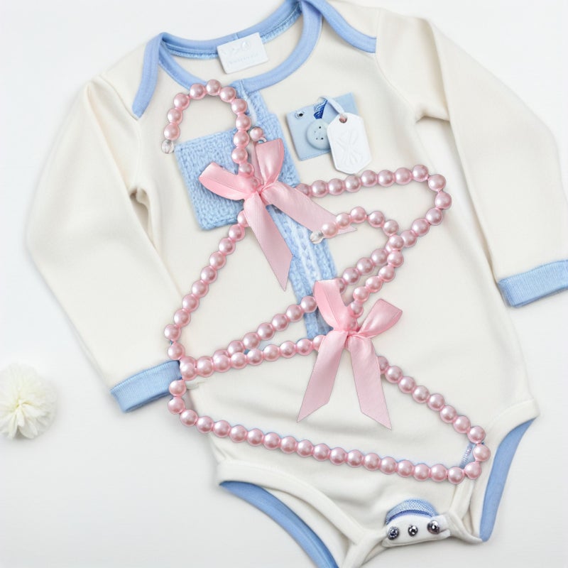 🧸 طقم علاقات ملابس أطفال بلاستيكية ملونة مزينة بحبات للتنظيم اليومي - Image 3