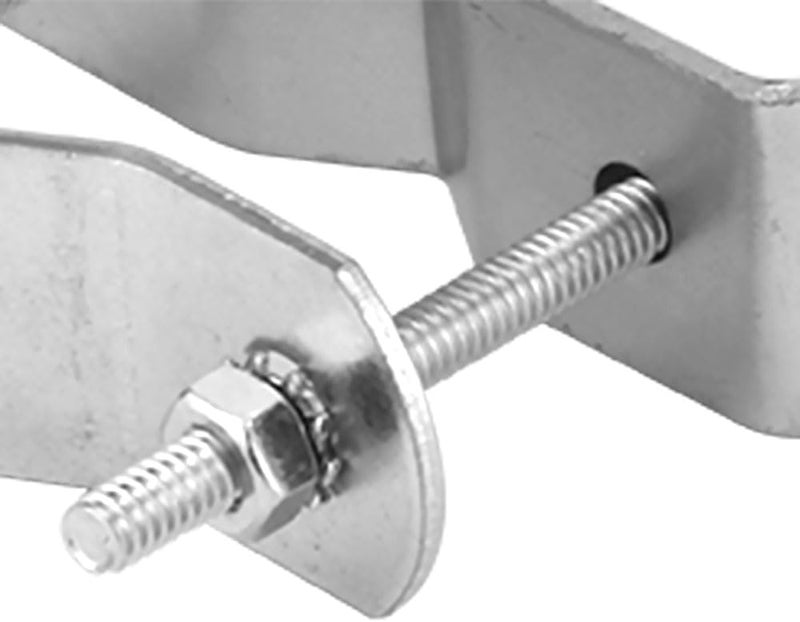 Skywalker 4” Heavy-Duty Wall Mount Pair for TV Antenna Mast with (2) Brackets & Lag Bolts - Image 2