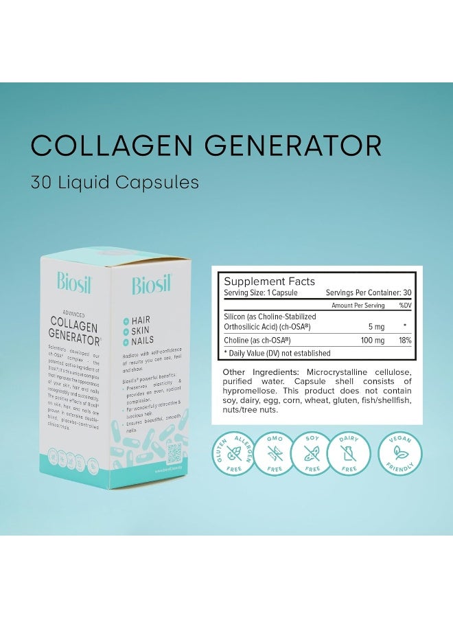 BIOSIL Hair, Skin, Nails 30/Vcap - Image 2