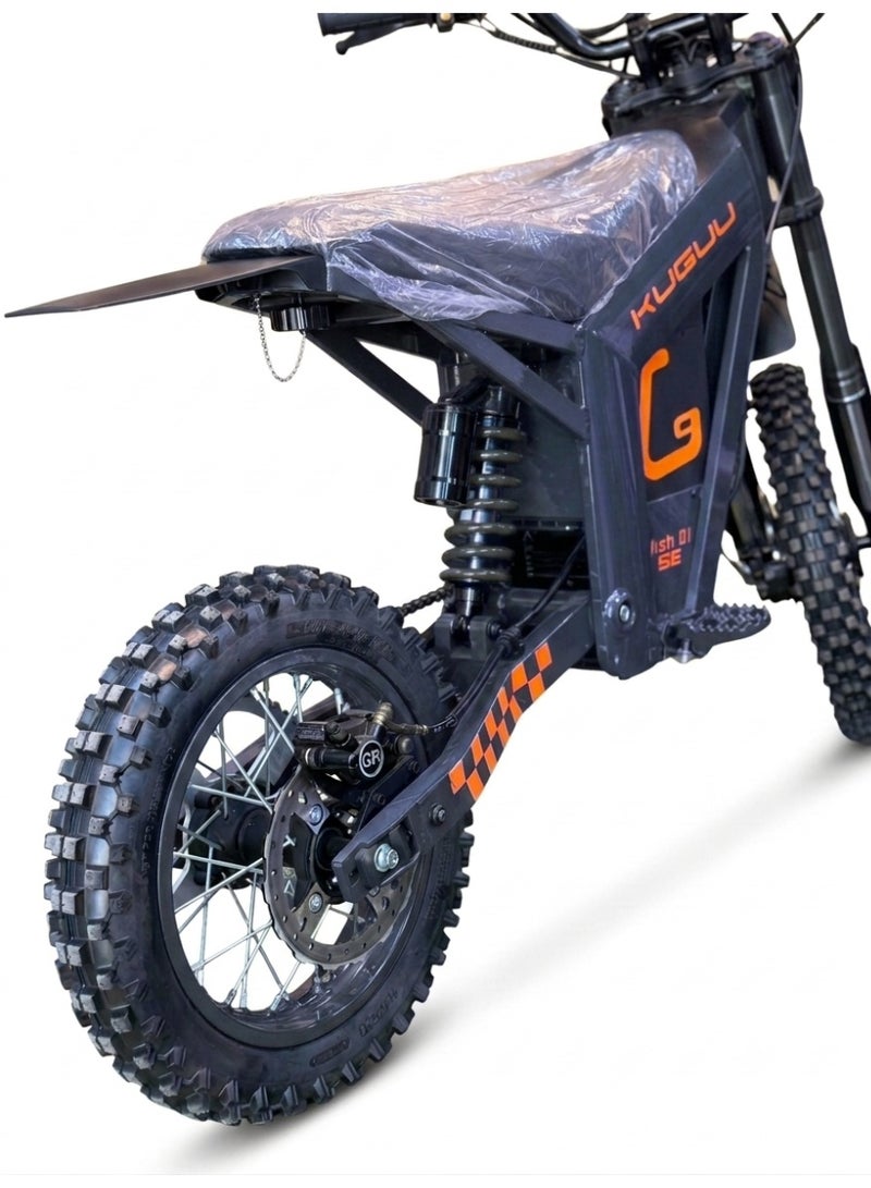 Kuguu Wish 01 Electric Dirt Bike, 1800W Brushless Motor, 48V 21Ah Battery, 78km/h Max Speed, 45-50KM Range, Dark Grey Color - Image 4
