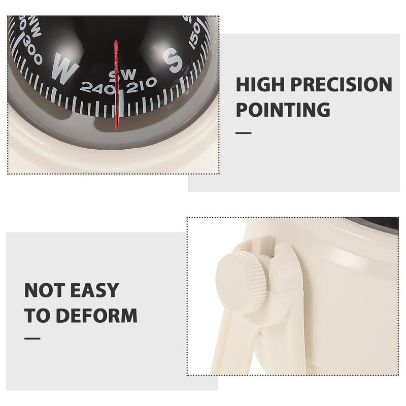 Cabilock لوحة القيادة بوصلة كرة للاستخدام في السيارة القارب المركبة البحرية في الهواء الطلق - Image 4