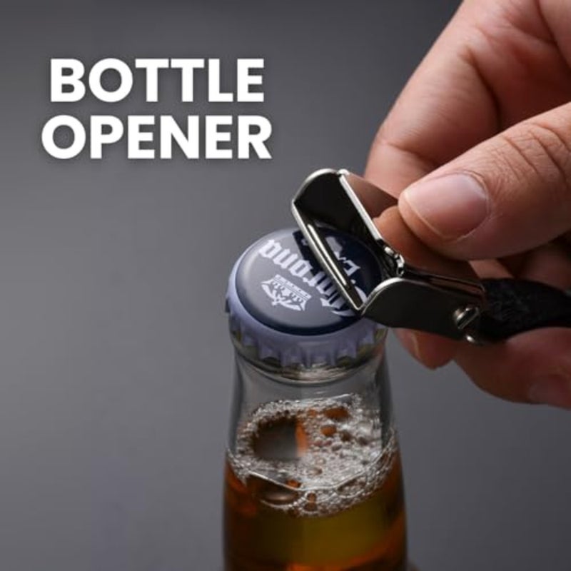 Airplane Seatbelt Bottle Opener Keychain - Funny Airplane Gift - Opens Any Bottled Drink - Fun Novelty Aviation Gift for Pilots and Flight Attendants - Image 3
