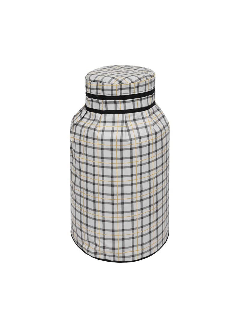 Lithara Lithara Printed PVC LPG Gas Cylinder Cover Washable Dustproof Size 25 x 21 Inches Multicolor CYCA04 