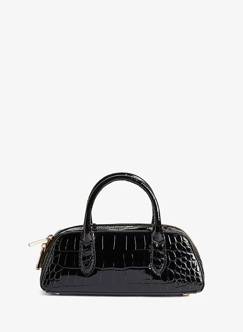 Sam Edelman Black Nori Micro Bowler Satchel for Women | Best Price UAE