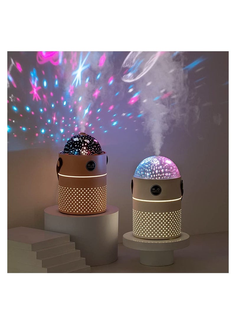 Cool Baby - COOLBABY USB Charging Dream Shadow Humidifier Desktop Three-in-one Multi-function Projector With Sleeping Night Light Projection NightLight Humidification - Image 1