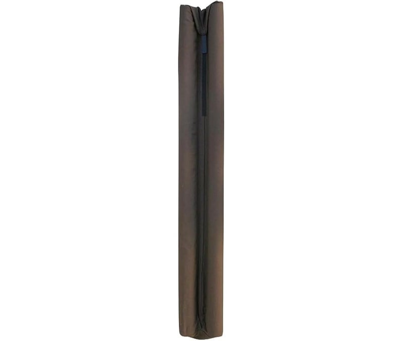 Kez Twin Door Draft Stopper, Under Door Bottom Seal Strip Noise Blocker for Door Insulation and Soundproofing, Length Adjustable Suitable for Interior Doors Gap (Brown)