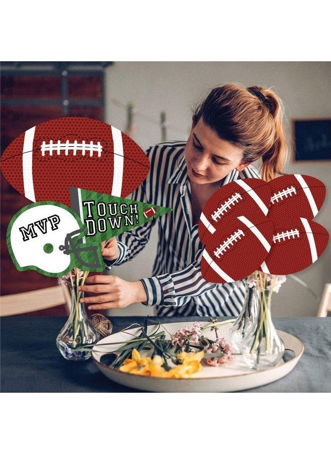 Big Dot of Happiness End Zone Football Baby Shower Or Birthday Party Centerpiece Sticks Showstopper Table Toppers 35 Pieces  - Image 4
