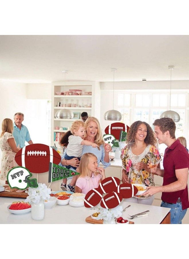 Big Dot of Happiness End Zone Football Baby Shower Or Birthday Party Centerpiece Sticks Showstopper Table Toppers 35 Pieces  - Image 5