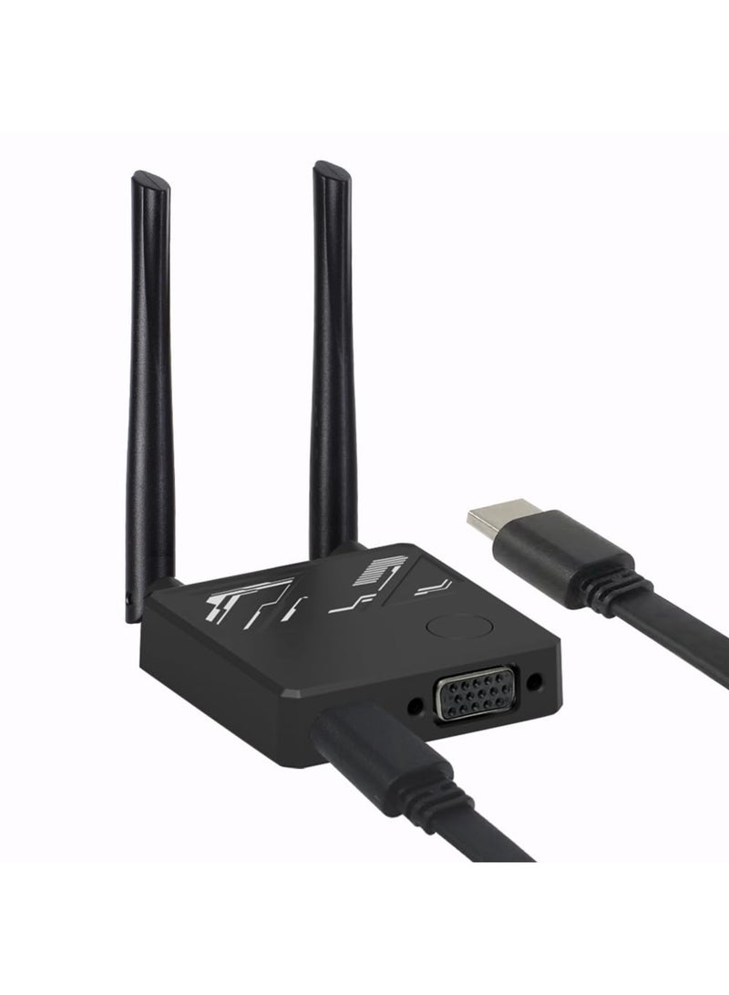 Zikra Wireless HDMI Display Dongle Adapter, for Streaming Video/Audio from Laptop, PC, Smartphone to HDTV/Projector, No Setup,No Need APP, Compatible with Android, iOS, Windows and MacOS - Image 1
