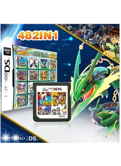 KASTWAVE 482 in 1 Game Card, Super Combo Game Cartridge, Game Card Containing 482 Classic Nostalgic Games, Game Pack Card Super Combo, Suitable for Most DS / 2DS / 3DS Console of Game Consoles  - Image 1
