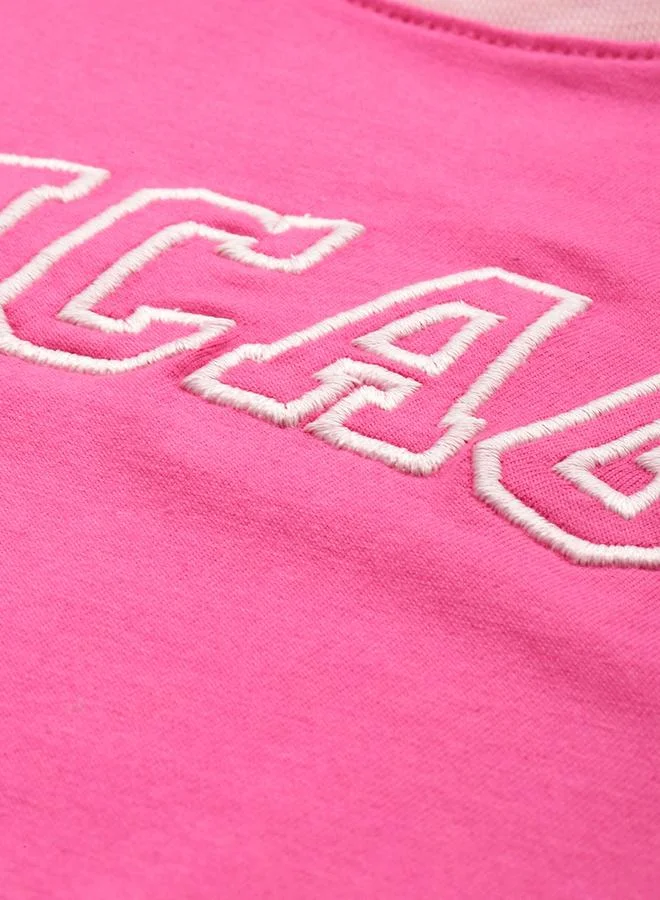 Dillinger Women Regular Fit Embroidery T-Shirt