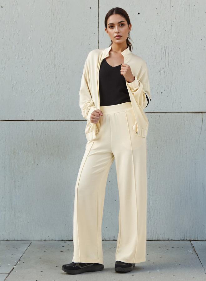 Kappa Women Wide Leg Soft Touch Track Pants with Pockets - Image 2