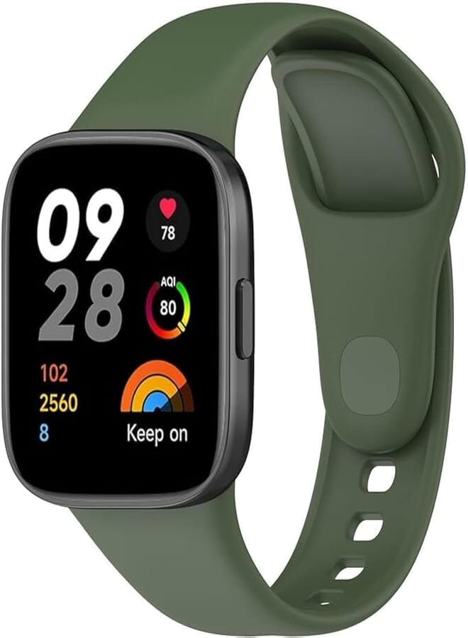Next Next store Silicone Watch Band Compatible with Xiaomi Redmi Watch 3 Silicone Sport Wristband