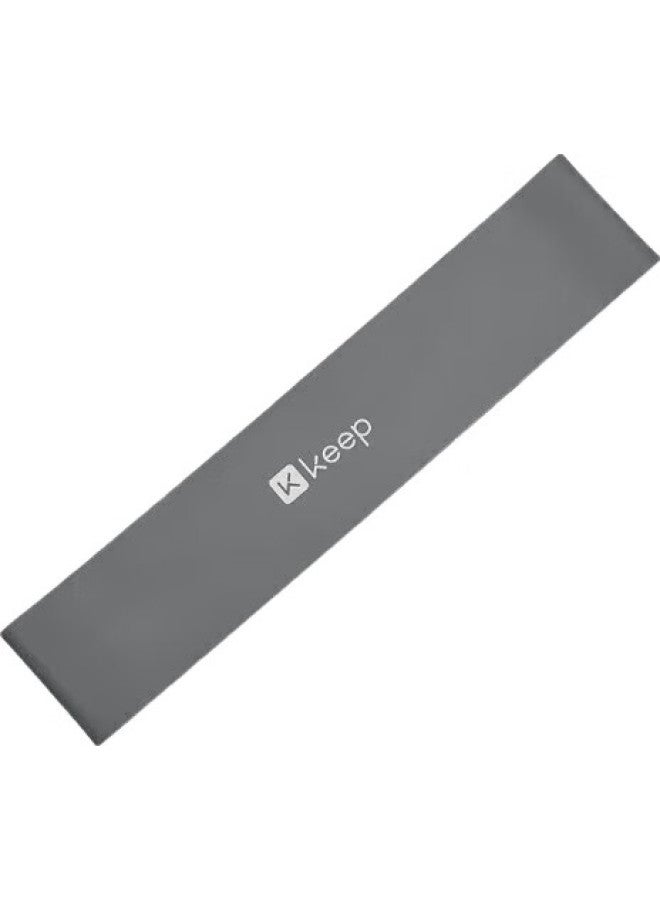 Keep Latex Fitness Resistance Band For Yoga, Dance, Stretching, Training, Squats, Body Shaping, And Leg Toning - Gray/25 Lbs - Image 2