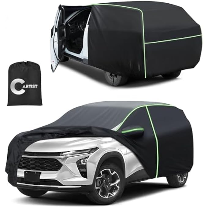 rayihni - Car Cover for BMW X3/X3 M 2003-2024 2025 2026 All Weather Car Cover for X3 Accessories, UV Protection Waterproof Outdoor Cover with Zipper and Security Strips - Image 2
