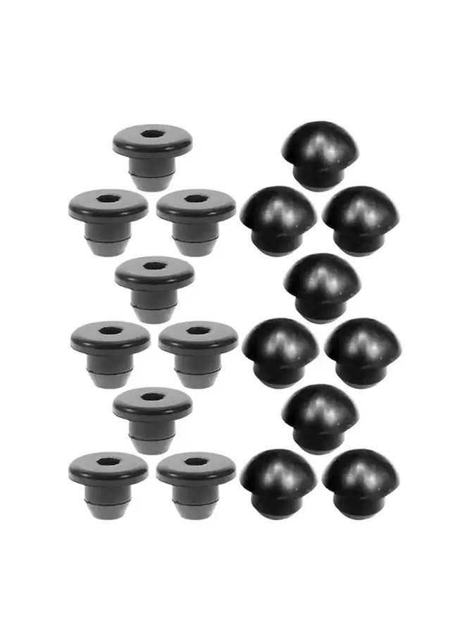 Flat Head Rubber Plugs Hydraulic Oil Bung Seals Leak Prevention Repair 10 Pack - Image 1