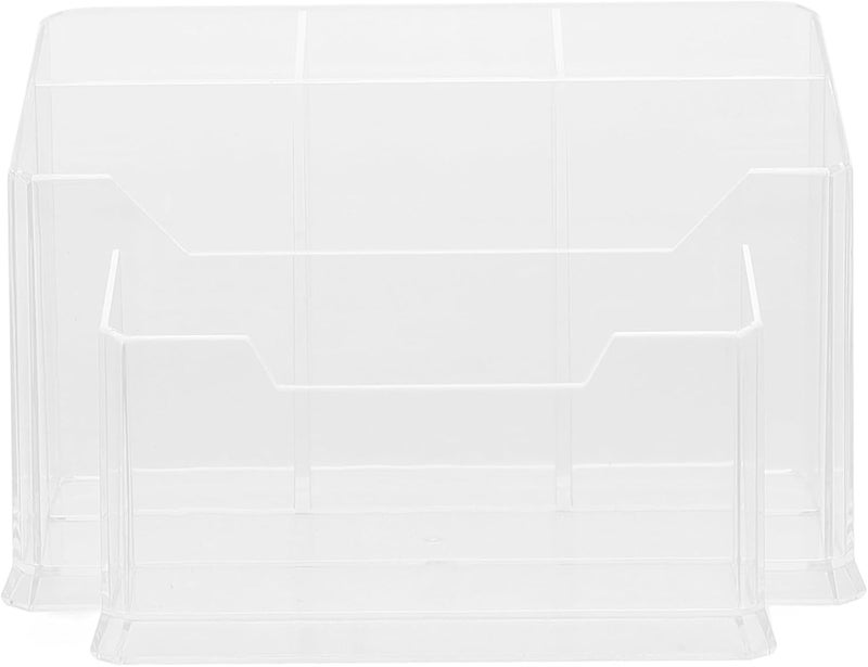 Nail Tool Storage Box Multi-compartment Manicure Supply Holder Desktop Organizer for Home Use Cosmetic and Manicure Accessories Storage Case - Image 1