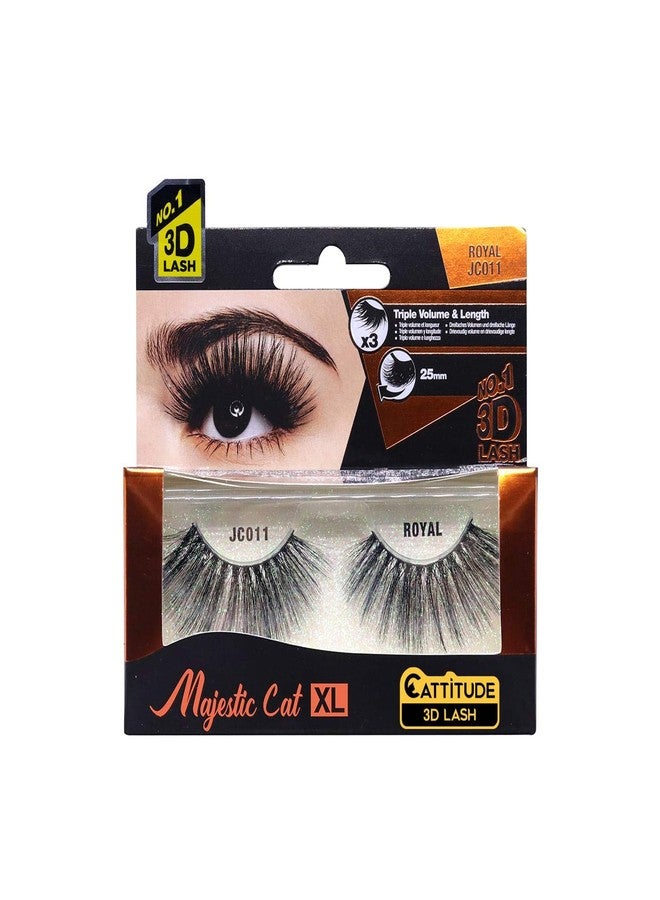 EBIN NEW YORK Royal- Majestic Cat 25mm 3D Lashes - Image 1
