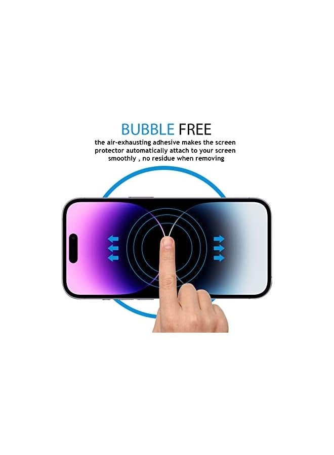 PROMASS Screen protector compatible with iPhone 14 Pro Max 5G Matte Screen Protector Anti-Glare Anti-Fingerprint 3D Touch Easy Install,[Gaming] Matte Finish Surface ceramic film (NOT Glass) - Image 5