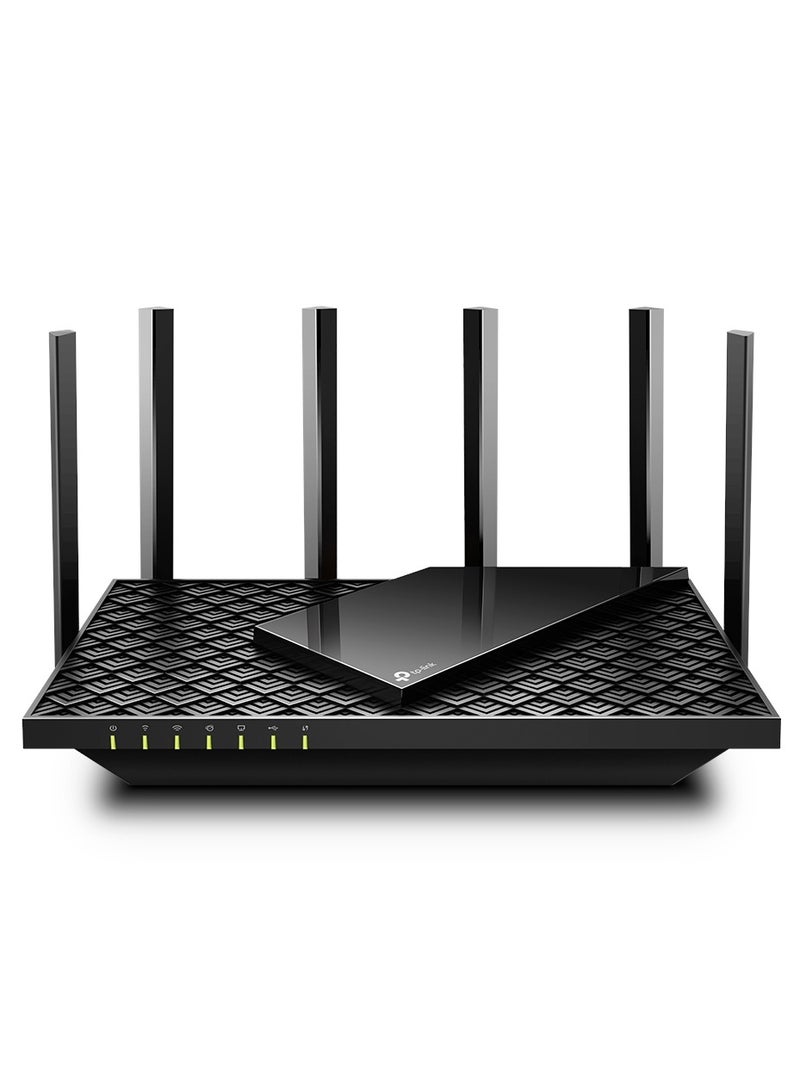 Tp-link Tl Dual Band 6 Stream Gigabit Wi-Fi 6 Router Archer AX73 AX5400 Black - Image 1