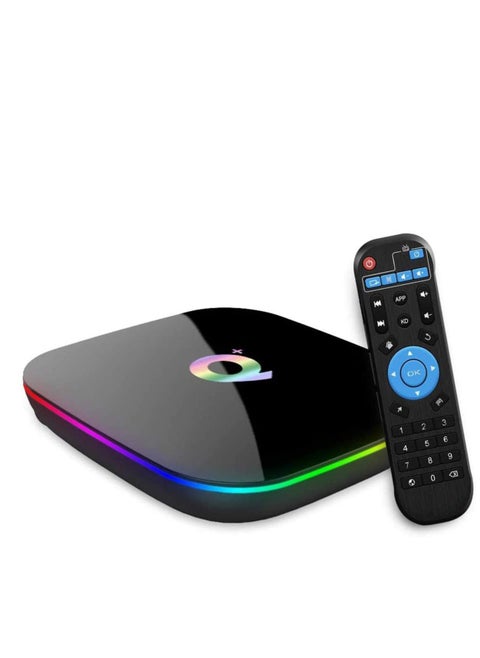Q Plus Android 9.0 TV Box YUNSYE smart tv 4GB RAM 32GB ROM H6 Quad-core cortex-A53 Support 3D 6K Android tv box Ultra HD H.265 2.4GHz WiFi 10/100M Ethernet HDMI TV Smart BOX