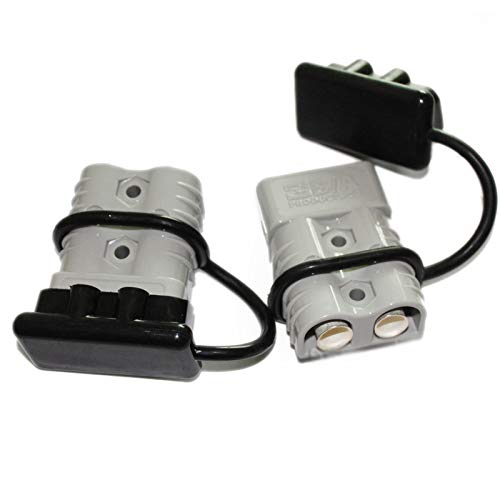 مجموعة توصيل سريعة لبطارية XHaibei 350A مع موصلات سلك 20 AWG مع أغطية مقاومة للماء لكابلات 20 Gauge وكابلات القفز للتوصيل والفصل للسيارات والدراجات ATV والرافعات والمحركات