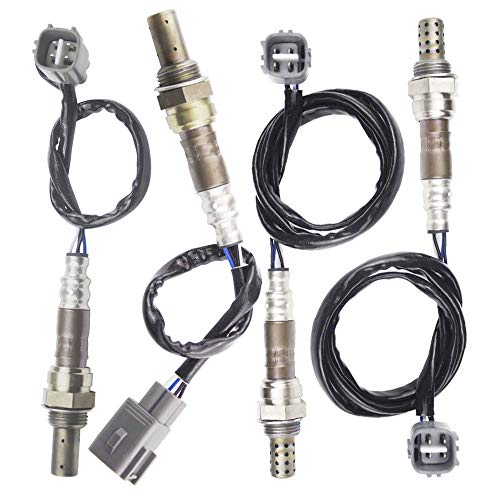 higherbro 4PCS Oxygen Sensor 1 & 2 for 2001 2002 2003 Toyota RAV4 2.0L Upstream + Downstream - Image 1