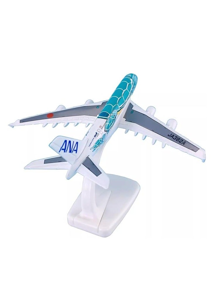 general 1/500 Scale Solid Alloy Airplane Model, ANA A380 Jet Collectible Alloy Airplane Model Collectible Gift Ornaments - Image 1