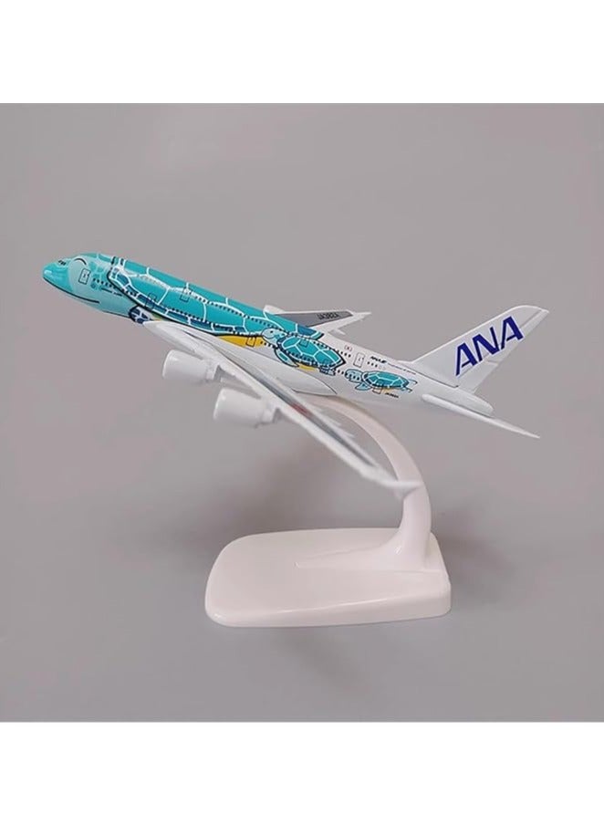 general 1/500 Scale Solid Alloy Airplane Model, ANA A380 Jet Collectible Alloy Airplane Model Collectible Gift Ornaments - Image 3