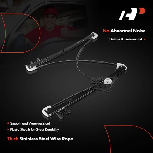 A-Premium منظم نافذة كهربائية A-Premium بدون محرك متوافق مع أودي Q7 2016-2024، الجانب الأيسر الأمامي للسائق، استبدال# 4M0837461A - Image 4