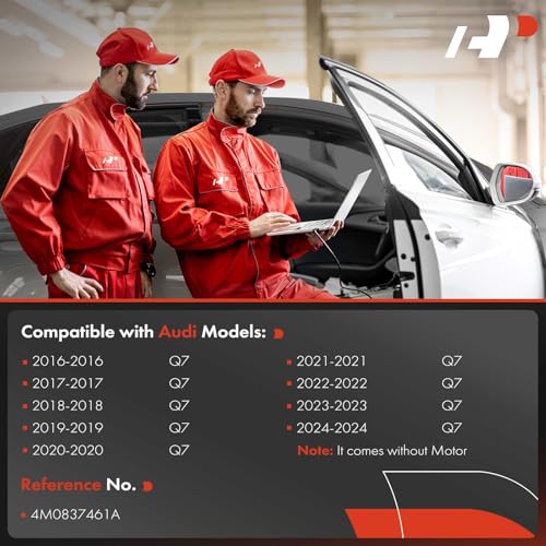 A-Premium منظم نافذة كهربائية A-Premium بدون محرك متوافق مع أودي Q7 2016-2024، الجانب الأيسر الأمامي للسائق، استبدال# 4M0837461A - Image 2