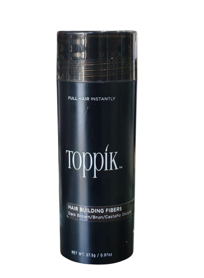 توبيك توبك ألياف تكثيف الشعر الفورية – لون بني غامق 27.5 جم - Image 1