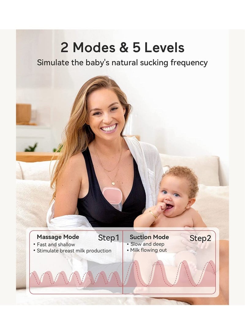 S9 Wearable Breast Pump, Hands Free Electric Breast Pump,2 Modes and 5 Levels - Image 3