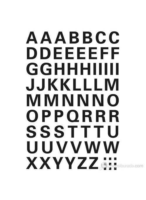 Herma Office Labels Letters And Numbers A-Z Letter 10 Mm 4158 