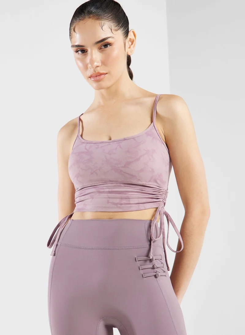 FRWD Printed Athletic Sports Bra & Leggings Set