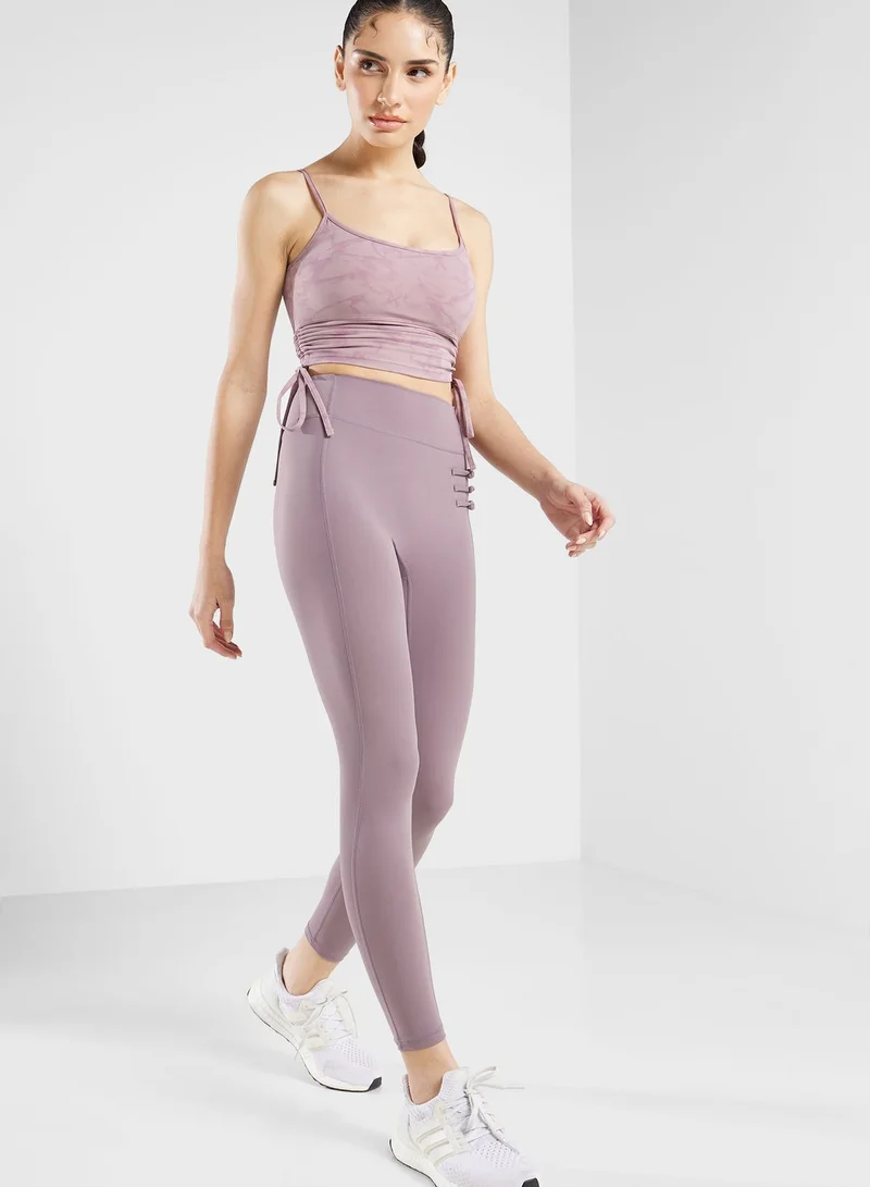 FRWD Printed Athletic Sports Bra & Leggings Set