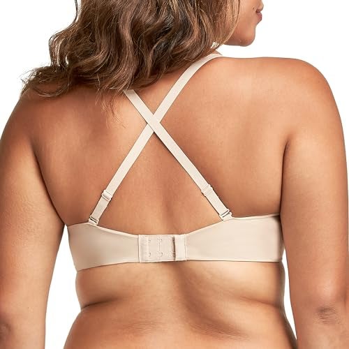 Maidenform Womens Underwire Bra, One Fab Fit Demi T-shirt Convertible For Bras, Paris Nude, 36B US - Image 4