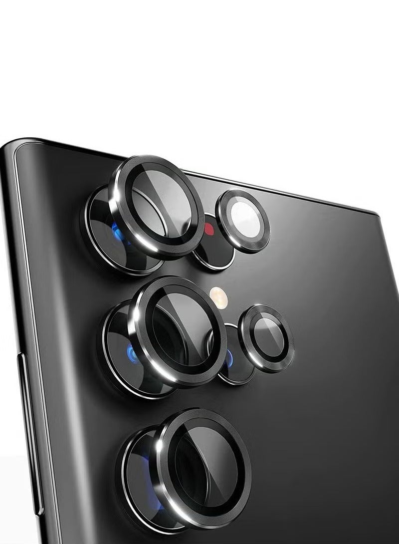 TIGER Samsung Galaxy S24 Ultra 5G 2024 Premium Camera Lens Film Protector Shield (MLHICR) – Clear/Black | Ultra-Clear Anti-Scratch & Anti-Fingerprint Coating | Easy Bubble-Free Installation | Full Coverage Camera Protection | HD Clarity & Lens Safety - Image 2