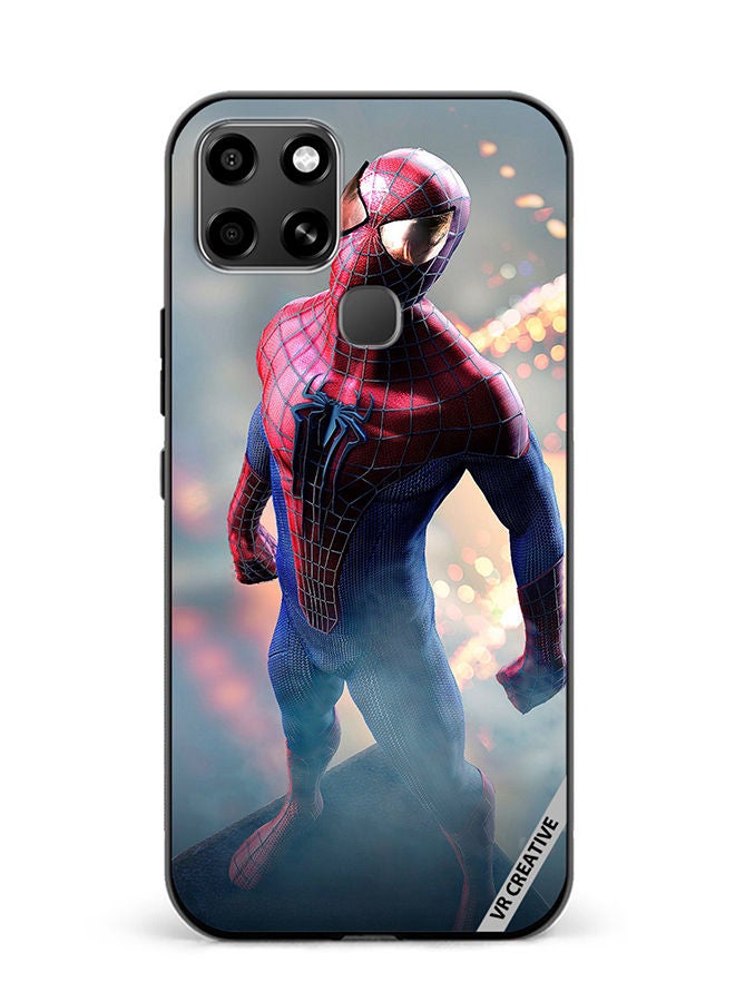 VR CREATIVE Protective Case Cover For Infinix Smart 6 Spiderman Design Multicolour - Image 1