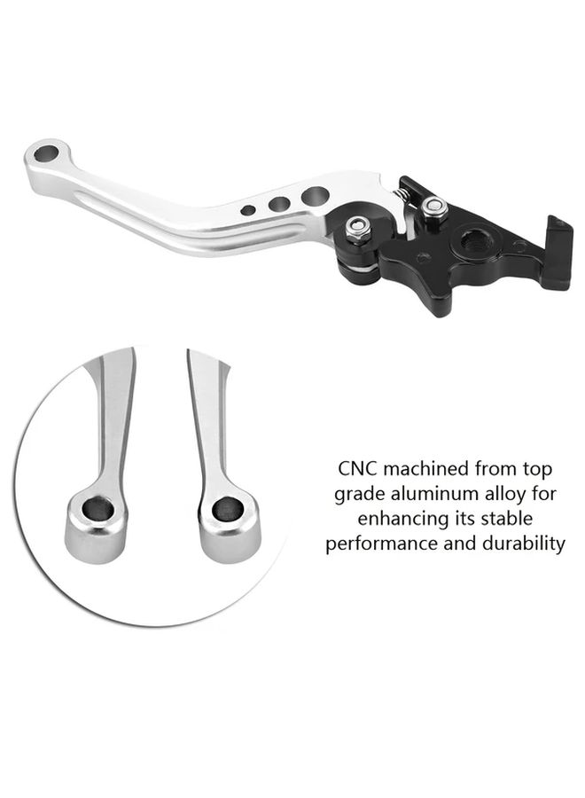 Blue Adjustable Aluminum Alloy Handlebar Brake Levers 2 Pack for Motorcycles Electric Bikes Scooters Durable Ergonomic Design Textured Grip Adjustable Angles Precise Control - Image 5