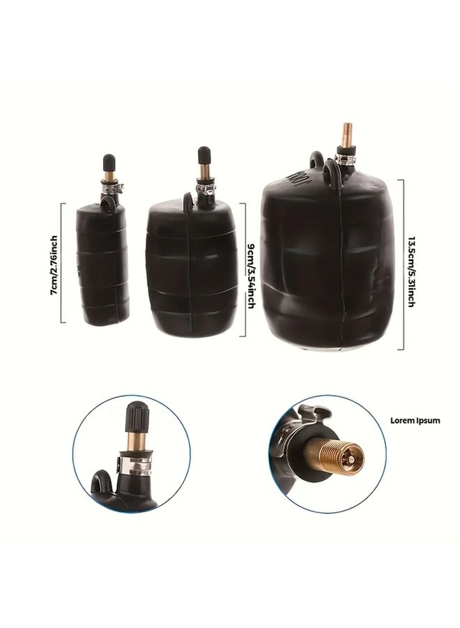 قابس هوائي مطاطي بقطر DN75 مم مع أنبوب PVC بطول 1 متر لاختبار تسرب إصلاح الأنابيب - Image 4