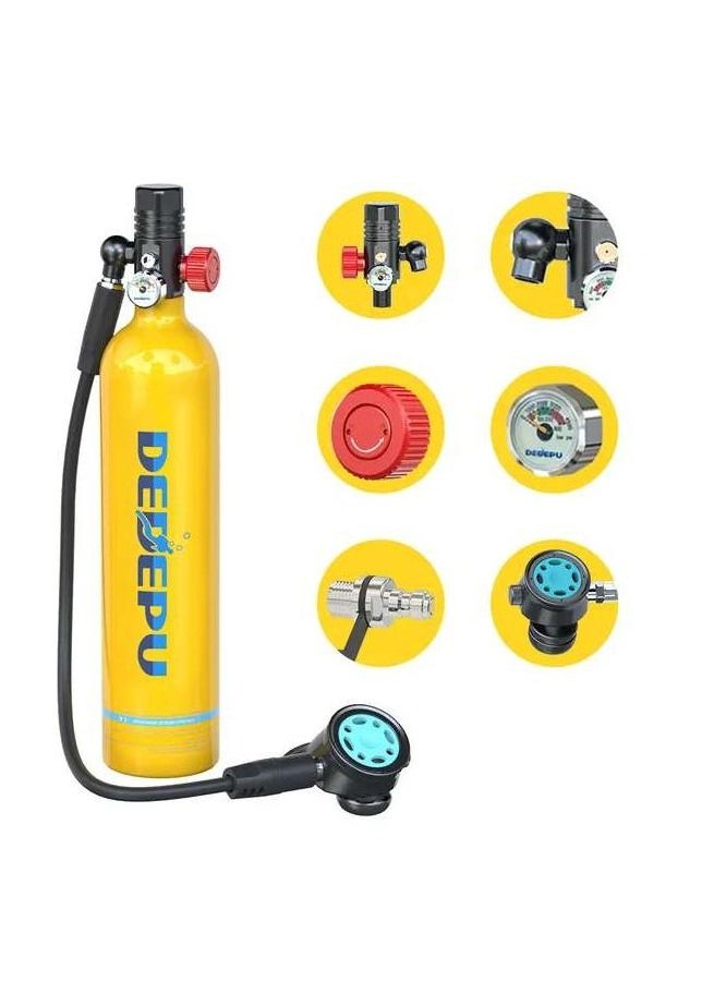 DEDEPU mini–Scuba Full Diving Set 1 liter 20 minutes Under water with Full Face Mask  - Image 4