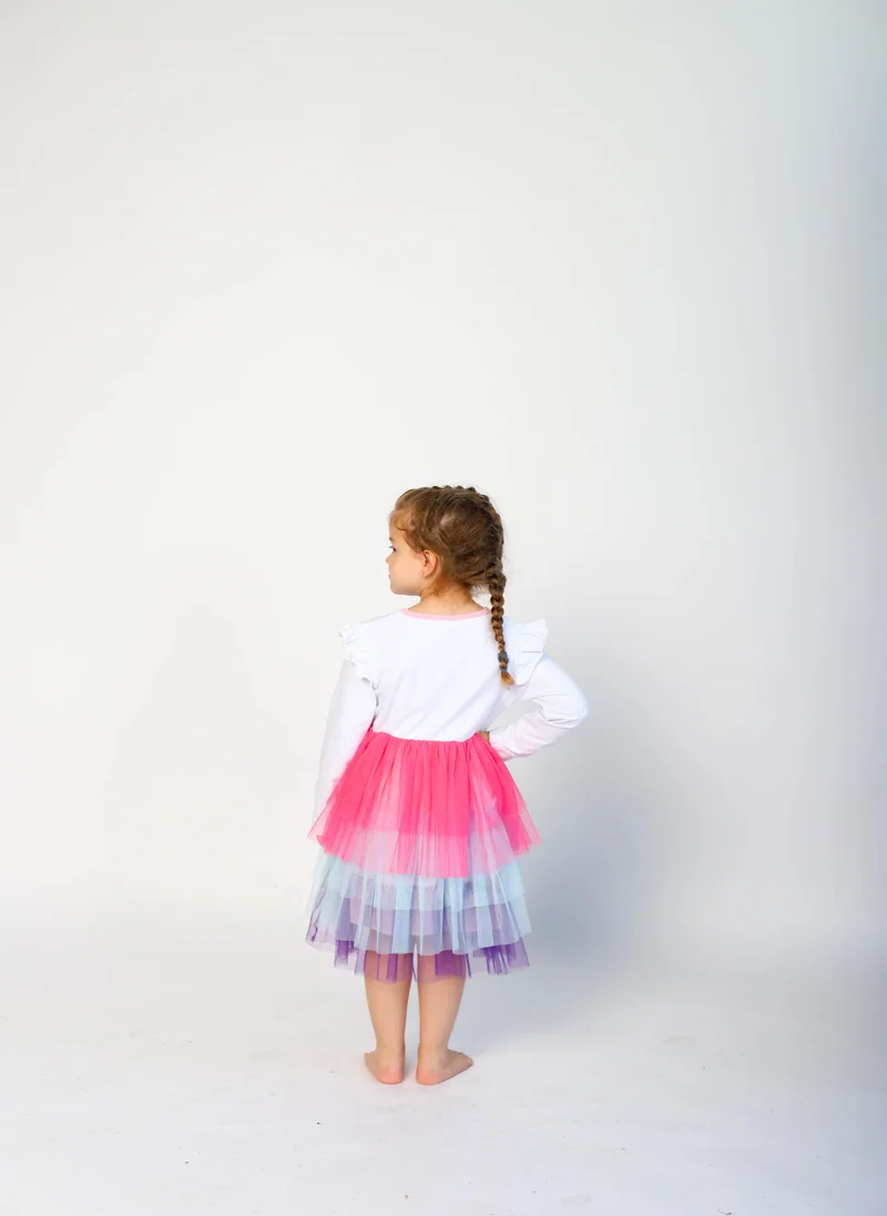 D'Daniela D' Daniela - Unicorn Tutu Dress - Multicolor