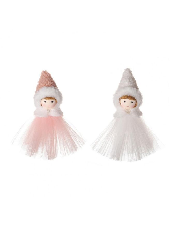 Christmas Doll Pendants, Hanging Ornaments for Xmas Trees, Nativity, Windows, Walls and Doors 2 Pcs - Image 1