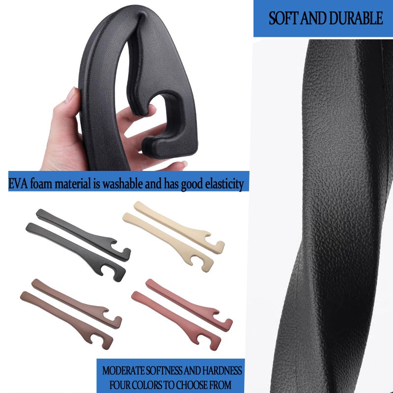 Uootill Car Seat Gap Filler Set Of 2 Seat Gap Organizer  No Drop Seat Guard Car Seat Accessories Drop Seat Gap Fillers Between Seat And Console Stop Things From Dropping (Beige) - Image 4