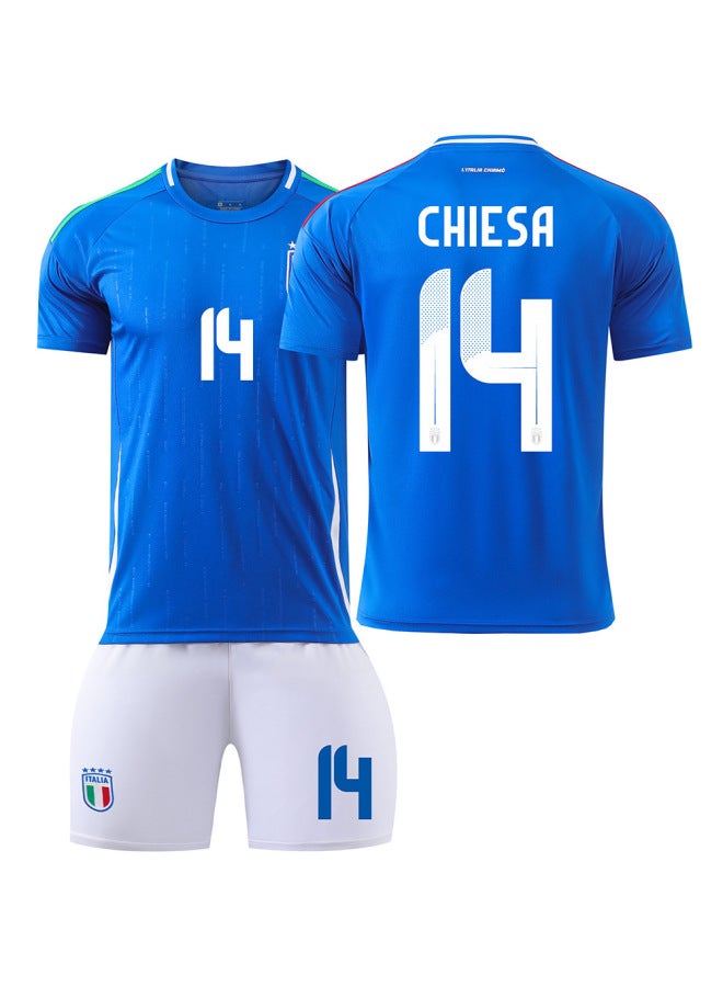 24 Italy Main No. 14 Football Jersey - Image 1